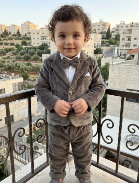 بدلة بيبي مخمل