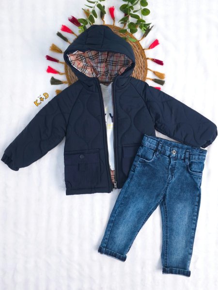 طقم جاكيت كحلي